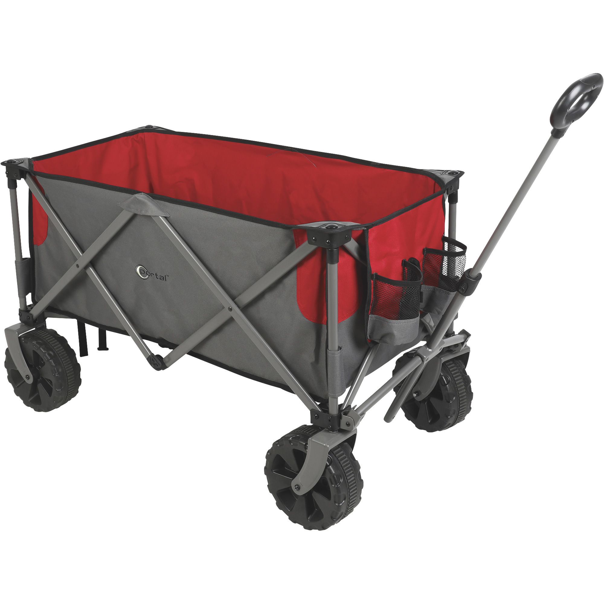 Portal All-Terrain Quad Folding Wagon, 225-Lb. Capacity, 39.4in.L x 21.3in.W x 25.98in.H, Model# TR-21727
